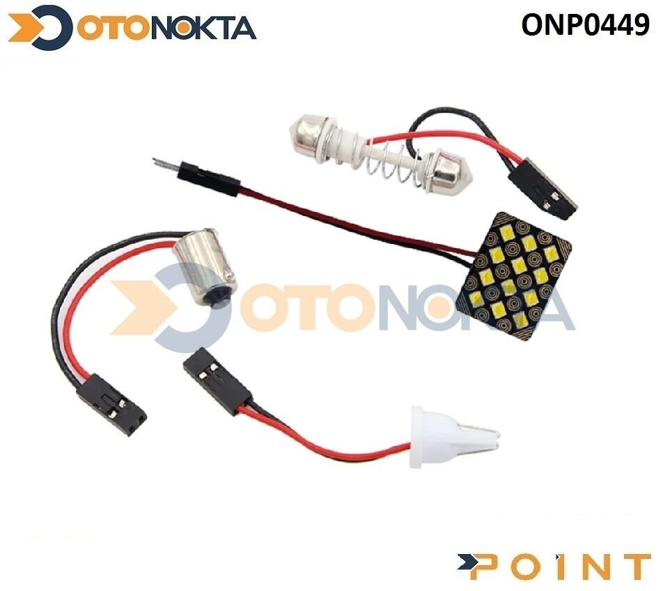 SOFİT TAVAN SOKETLİ 12 LED BEYAZ 12V POİNT