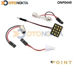 SOFİT TAVAN SOKETLİ 12 LED BEYAZ 12V POİNT