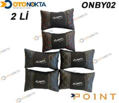 BOYUN YASTIĞI DERİ KAPİTONELİ ATATÜRK İMZA 2 Lİ