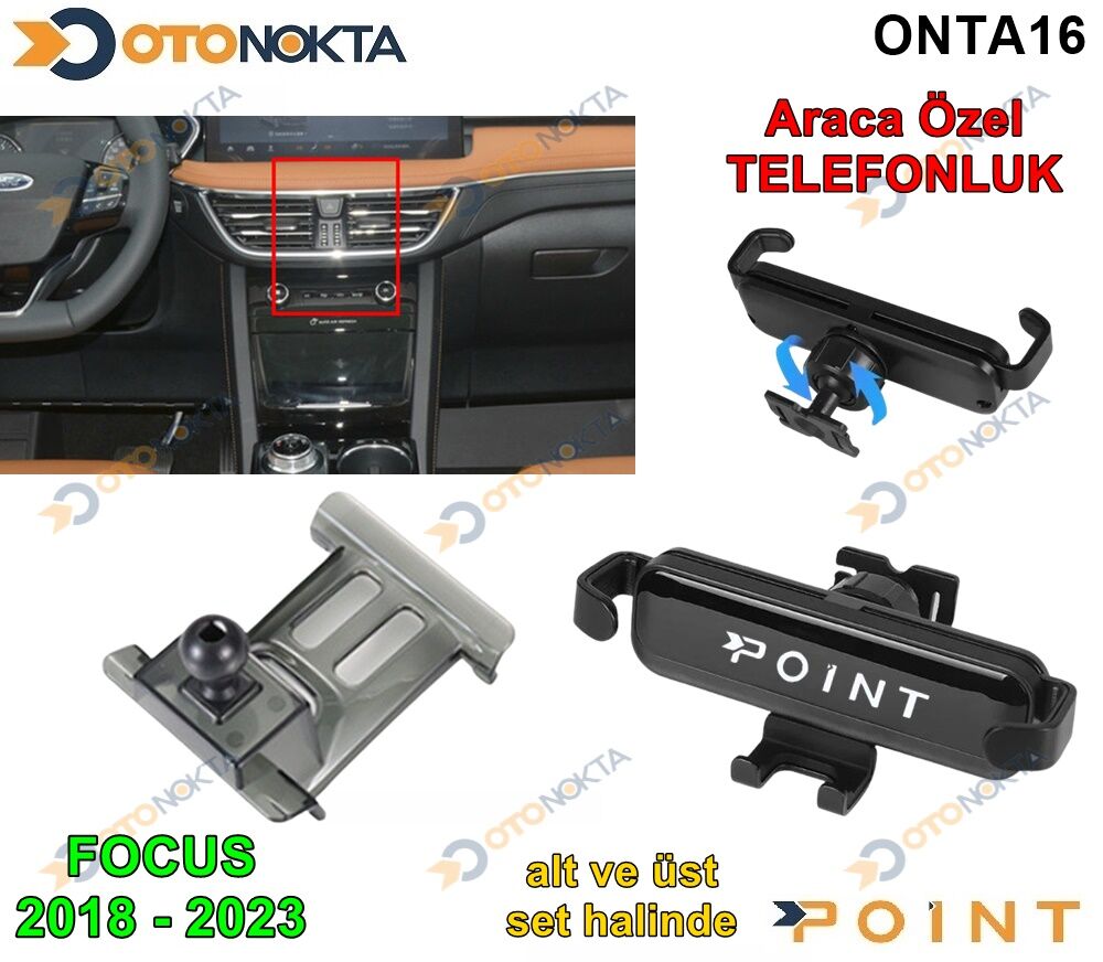ARACA ÖZEL TELEFON TUTUCU FOCUS 2018-2023 POİNT