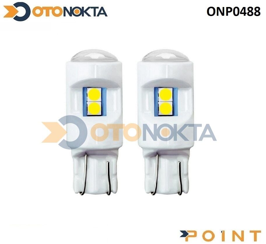 PARK AMPÜLÜ T10 SERAMİK 6 LED BEYAZ POİNT