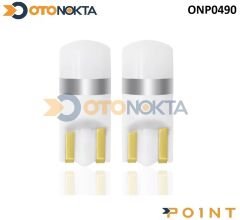 PARK AMPÜLÜ T10 SERAMİK MERCEKLİ BEYAZ POİNT