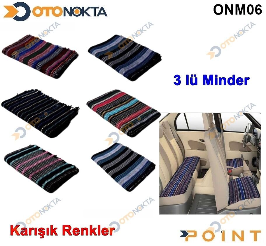 MİNDER KİLİM DÖŞEME SERME 2+1 3LÜ KARIŞIK RENK