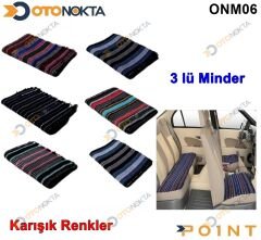 MİNDER KİLİM DÖŞEME SERME 2+1 3LÜ KARIŞIK RENK