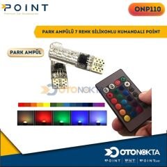 PARK AMPÜLÜ 7 RENK SİLİKONLU KUMANDALI POİNT
