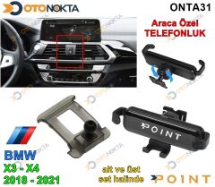 ARACA ÖZEL TELEFON TUTUCU BMW X3-X4 2018-2021 POİN