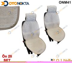 MİNDER SERME 2 Lİ ULTRA KALİTE BEJ RENKLER YERLİ