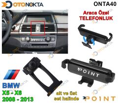 ARACA ÖZEL TELEFON TUTUCU BMW X5-X6 2008-13 POİNT