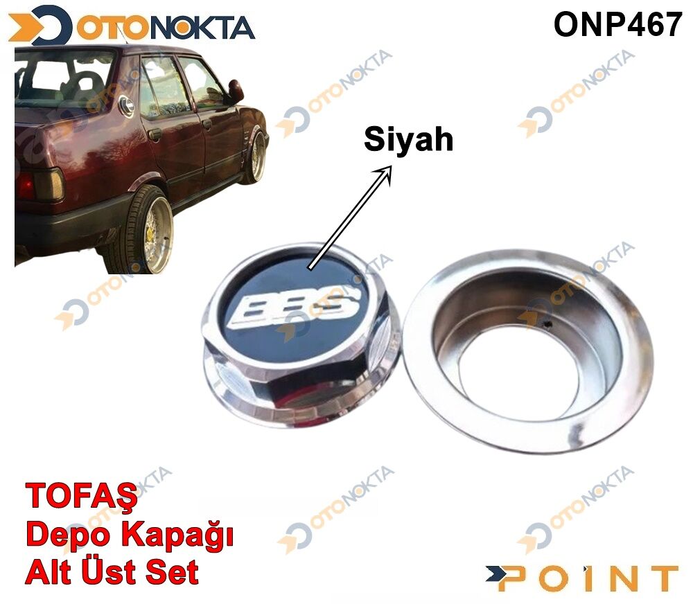 TOFAŞ BBS DEPO KAPAĞI ALT ÜST SET SİYAH YERLİ