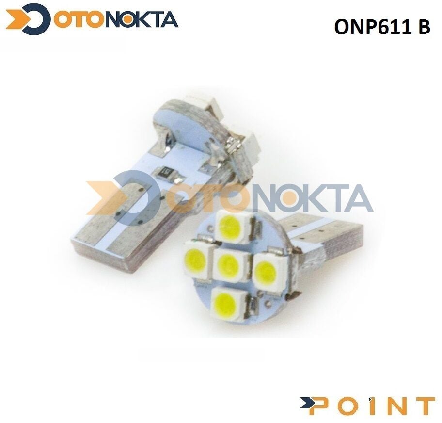 PARK AMPÜL DİPSİZ 5LED EKONOMİK T10-05 BEYAZ POİNT