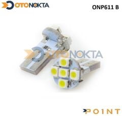 PARK AMPÜL DİPSİZ 5LED EKONOMİK T10-05 BEYAZ POİNT