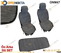 MİNDER SERME 3 LÜ ULTRA KALİTE SİYAH BEYAZ YERLİ