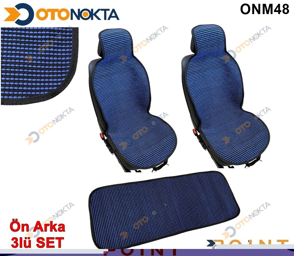 MİNDER SERME 3 LÜ ULTRA KALİTE MAVİ SİYAH YERLİ