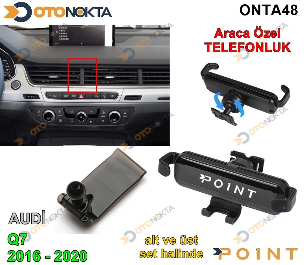 ARACA ÖZEL TELEFON TUTUCU AUDİ Q7 2016-2020 POİNT