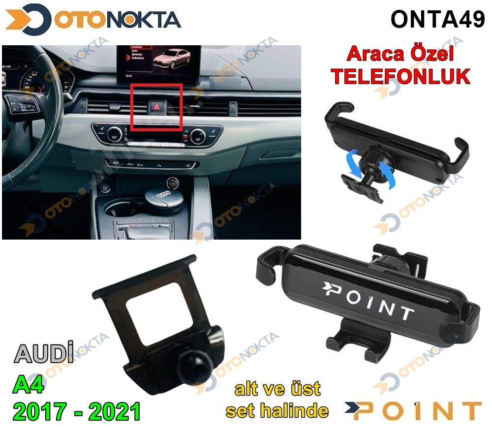 ARACA ÖZEL TELEFON TUTUCU AUDİ A4L 2017-2021 POİNT
