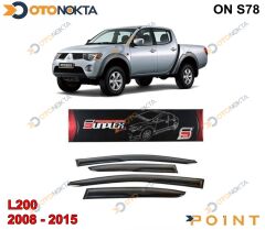 CAM RÜZGARLIĞI 4 LÜ L200 08-15 SUNPLEX