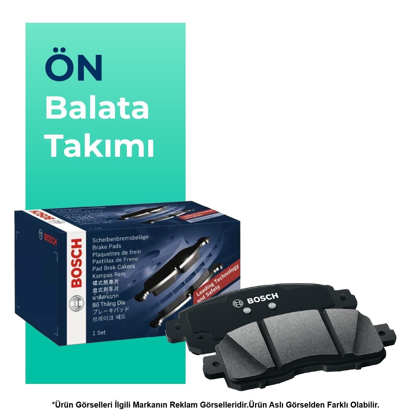 BOSCH Volkswagen CC Ön Fren Balata Takımı (2013-2016)