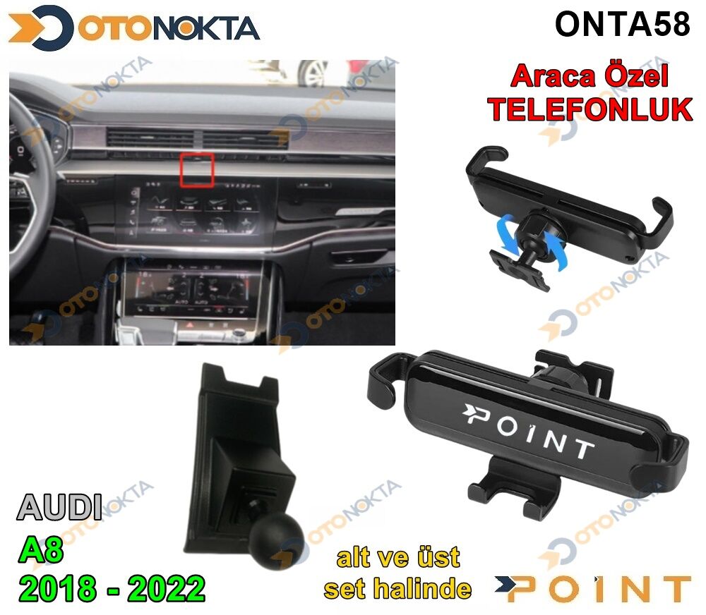 ARACA ÖZEL TELEFON TUTUCU AUDİ A8L 2018-2022 POİNT