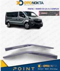 CAM RÜZGARLIĞI TRAFİK € VİVARO 03-14 2 Lİ SUNPLEX