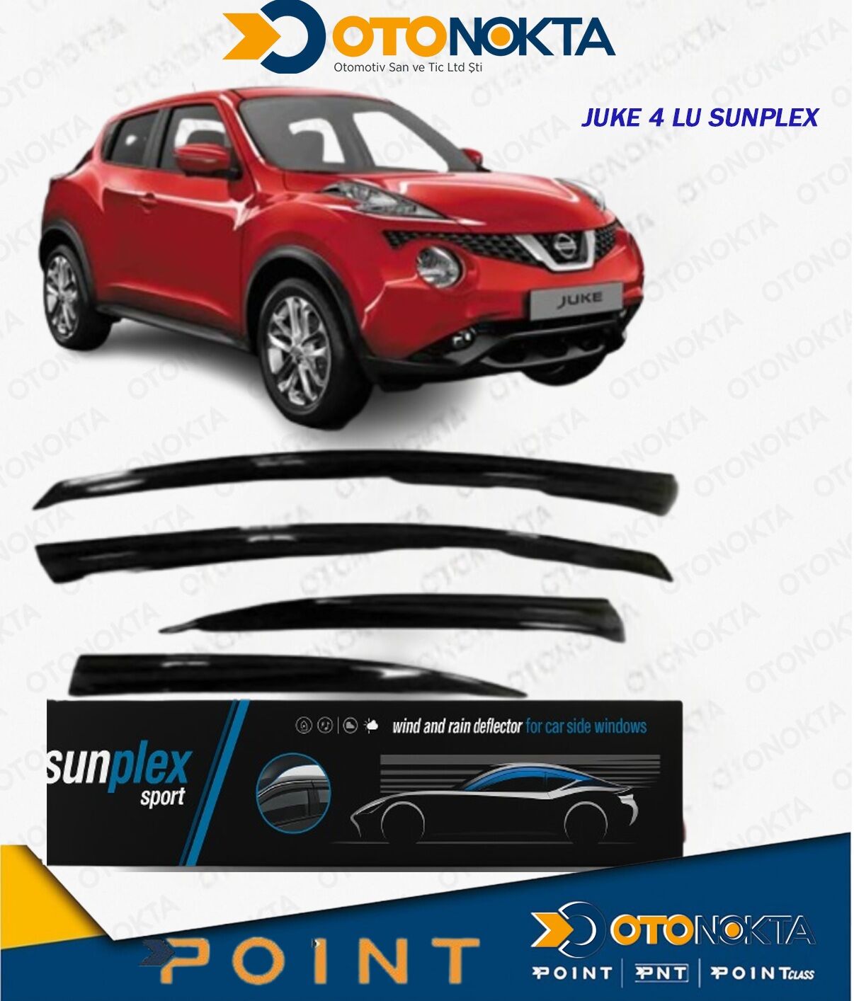 CAM RÜZGARLIĞI JUKE 4 LÜ SUNPLEX