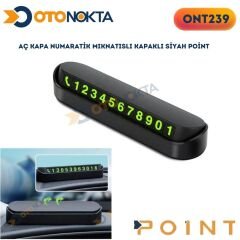 AÇ KAPA NUMARATİK MIKNATISLI KAPAKLI SİYAH POİNT