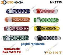 NUMARATİK PARK TEL PLEXİ  RENKLİ FOLYO VANTUZLU