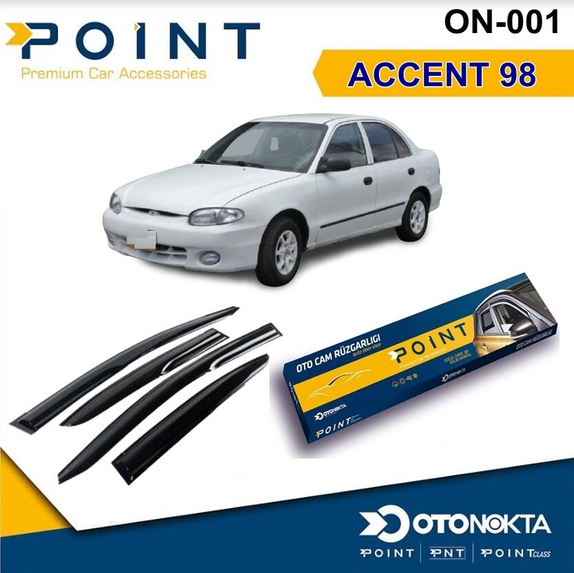 CAM RÜZGARLIĞI 4 LÜ ACCENT 98  İTHAL