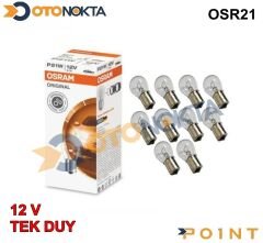 AMPÜL OSRAM 93 12V21W BA15S 7506 NORMAL 10LU