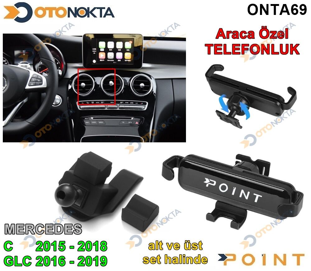 ARACA ÖZEL TELEFON TUTUCU GLC 2016-2018 POİNT