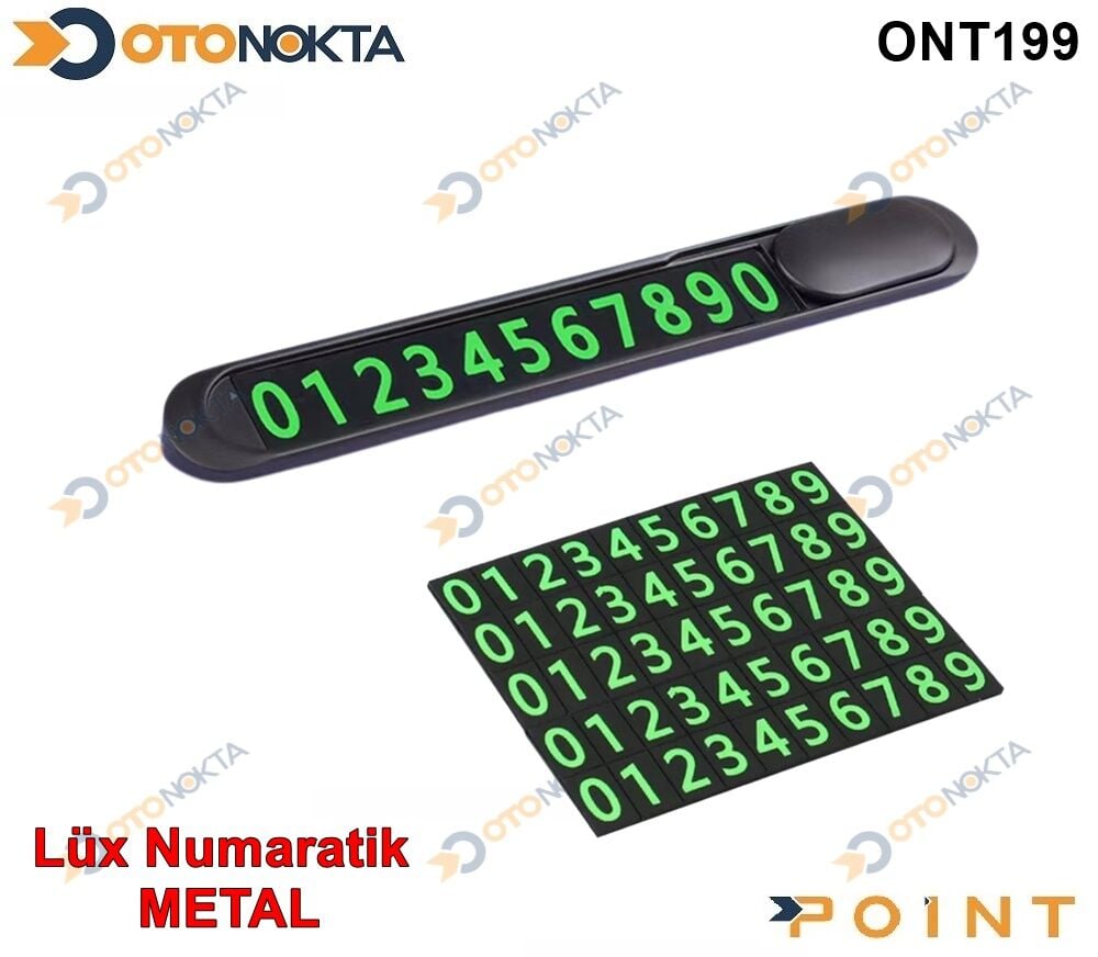 NUMARATİK LÜX METAL SİYAH KALİTELİ POİNT