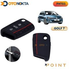 ANAHTARLIK KABI SİLİKONLU WV GOLF 7 SİYAH POİNT