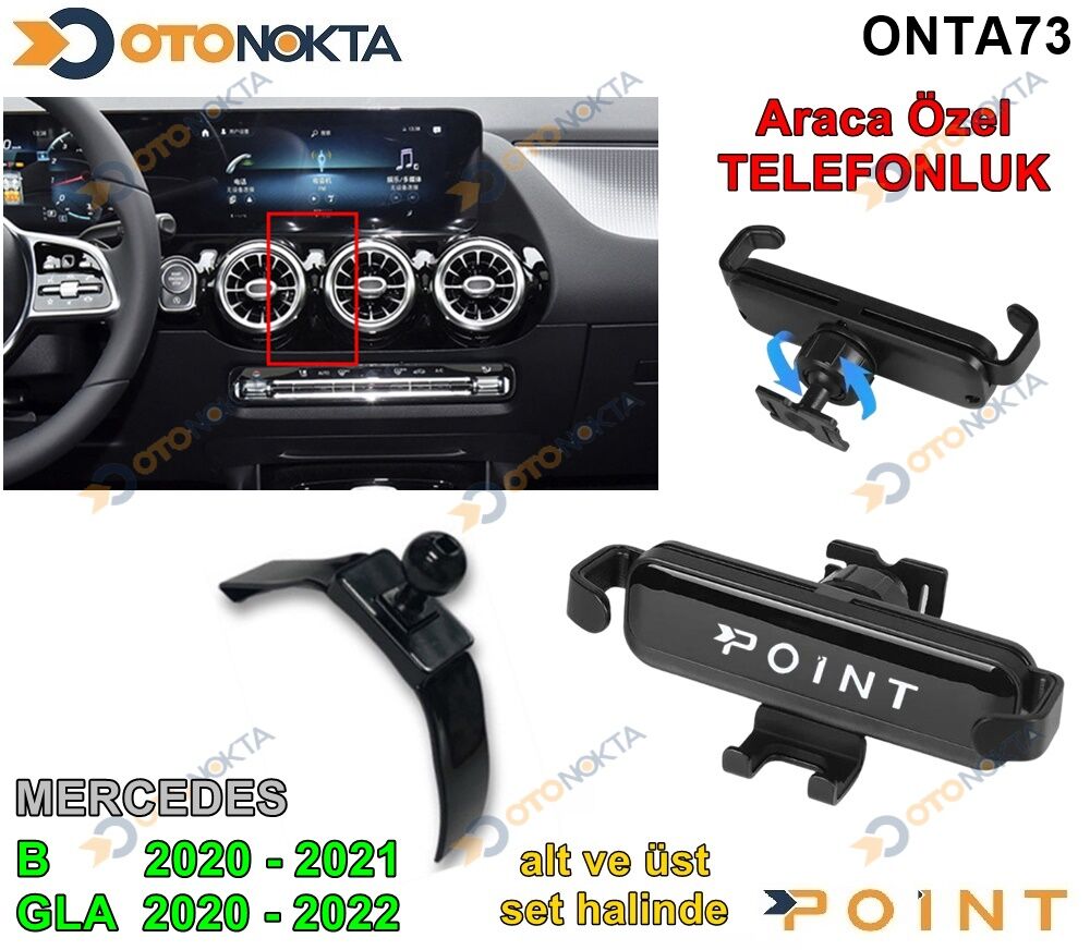 ARACA ÖZEL TELEFON TUTUCU MERCEDES GLA POİNT