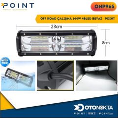 OFF ROAD ÇALIŞMA 144W 48LED BEYAZ   POİNT