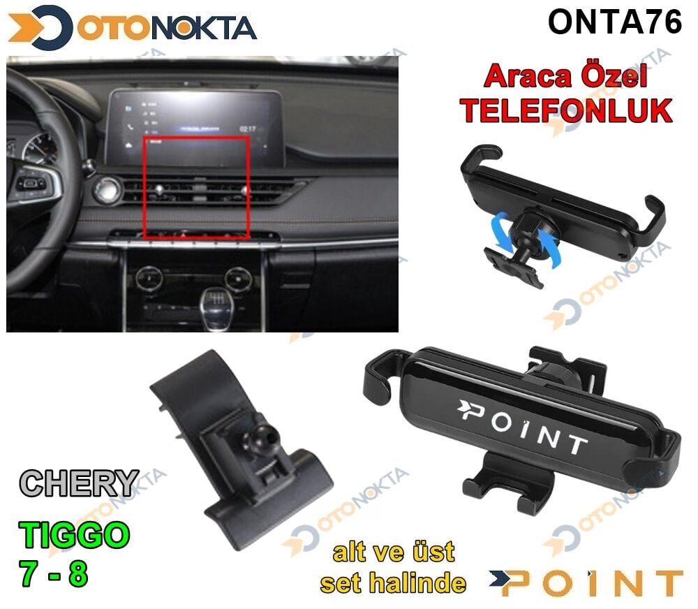 ARACA ÖZEL TELEFON TUTUCU TİGGO 5€7€8 18-22 POİNT