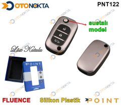 ANAHTARLIK KABI SİLİKONLU GRİ RENO MODEL 3 POİNT