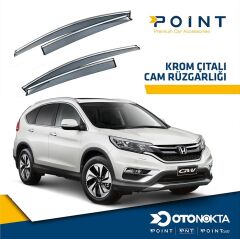 CAM RÜZGARLIĞI 4 LÜ KROMLU HONDA CRV 12-17 POİNT