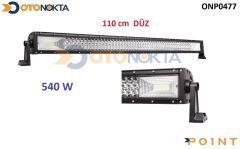 OFF ROAD SİS 540W DÜZ POWERLED 110CM POİNT