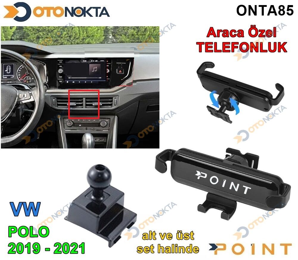 ARACA ÖZEL TELEFON TUTUCU POLO 2019-2021 POİNT