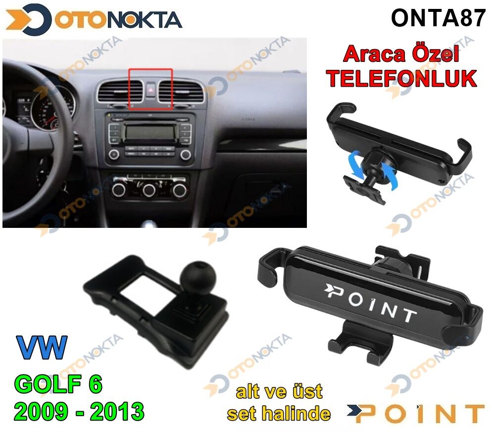 ARACA ÖZEL TELEFON TUTUCU GOLF 6 POİNT
