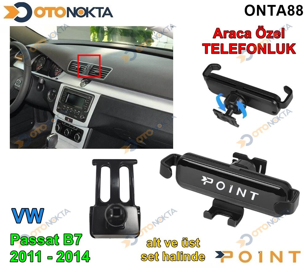 ARACA ÖZEL TELEFON TUTUCU PASSAT 2012-2015 POİNT
