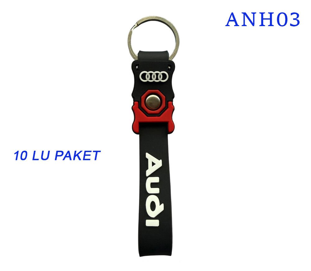 ANAHTARLIK SİLİKON 10 LU AUDİ