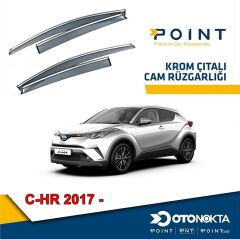 CAM RÜZGARLIĞI 4 LÜ KROMLU TOYOTA CHR 2017> POİNT
