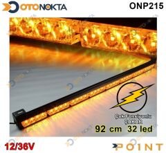TEPE LAMBASI ÇAKAR12€36V TURUNCU 90 CM 32LED POİNT