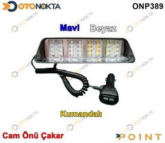 CAM ÖNÜ ÇAKAR KARE  LEDLİ KUMANDALI 12V