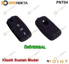 ANAHTARLIK KABI SİLİKONLU VW CLASİC  SİYAH POİNT
