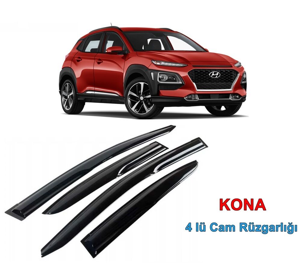 CAM RÜZGARLIĞI 4 LÜ KONA İTHAL