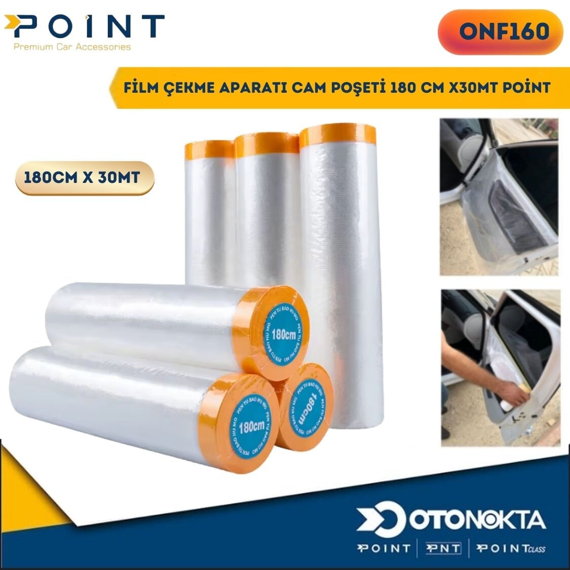 FİLM ÇEKME APARATI CAM POŞETİ 180 cm X30mt POİNT