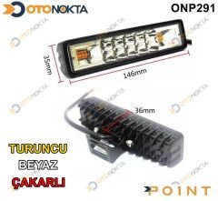OFF ROAD ÇALIŞMA LA 28 LED 12V TURUNCU BEYAZ POİNT