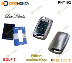 ANAHTARLIK KABI SİLİKONLU GRİ VW MODEL 1 POİNT