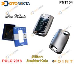 ANAHTARLIK KABI SİLİKONLU GRİ VW MODEL 3 POİNT